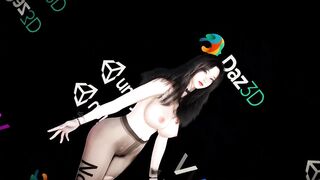 3D big boobs slut Asian whore naked her huge boobs teasing you to fuck her pussy