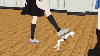 Giantess Kaguya and Lucy Trample