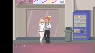 Cute blonde having sex with her teacher in Bt life hentai game