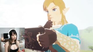 ???????? The Naughtiest Prank I've ever seen... Link and Zelda Stasis Strip Hentai - Legend of Zelda