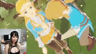 ???????? The Naughtiest Prank I've ever seen... Link and Zelda Stasis Strip Hentai - Legend of Zelda