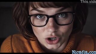Scooby Doo AI Porn - Velma Fucked And Creampied In Haunted House