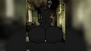 Cartoon cat x cartoon bat