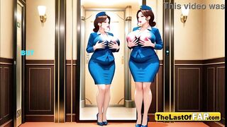 Elevator Girl’s Dirty Interview: Uniform Ripped, Bent Over & Creampied Raw by Hotel Guest – AI Hentai (4K)