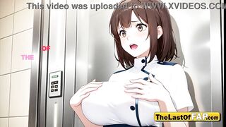 Elevator Girl’s Dirty Interview: Uniform Ripped, Bent Over & Creampied Raw by Hotel Guest – AI Hentai (4K)