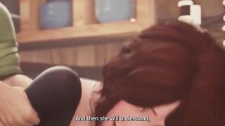 A stepfather fucks his stepmother in front of his stepson and invites him to join in[eng sub]