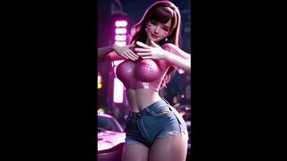 D.Va Dreamy Dance (CHUNG HA - Roller Coaster) OW 3D Dance