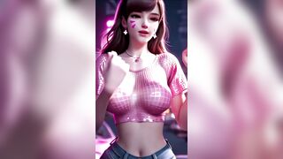 D.Va Dreamy Dance (CHUNG HA - Roller Coaster) OW 3D Dance