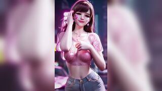 D.Va Dreamy Dance (CHUNG HA - Roller Coaster) OW 3D Dance