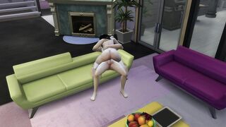 I my hot neighbor on the couch