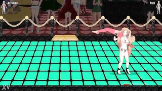 Cute ladies having lesbian sex in Princess of the ring 2 erotic hentai game