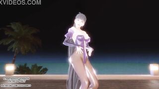 [MMD] LE SSERAFIM - Smart Eve Sexy Kpop Dance Star Blade Hentai Uncensored 4K 60FPS
