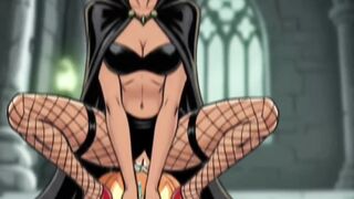 Maleficent and the Magic Pumpkin. Halloween Cartoon