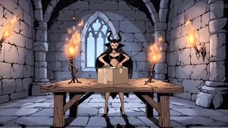 Maleficent and the Magic Pumpkin. Halloween Cartoon