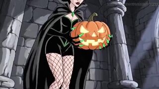 Maleficent and the Magic Pumpkin. Halloween Cartoon