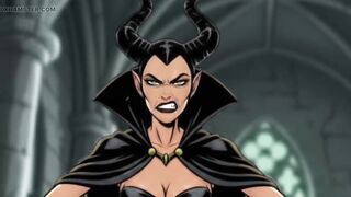 Maleficent and the Magic Pumpkin. Halloween Cartoon