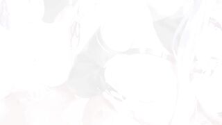 Stepsister and stepmom shared bed and fucked slowly