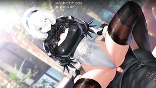 2b and 9s's Secret Love Witho Ut Eye Mask