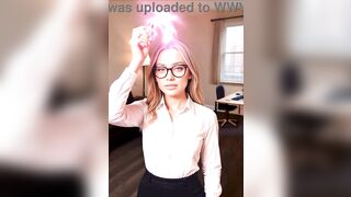 3D AI HQ Breast Expansion Big tits Blonde Firm Tits Solo POV wSound added