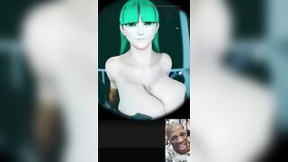 Big Breast Loba Rubbing Bald Pussy, Big Breast Morrigan Shaking Her Tits, Black Fire Fingering Her Stepsis, Compilation