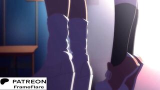 My hero academia Uraraka Futa hentai animation