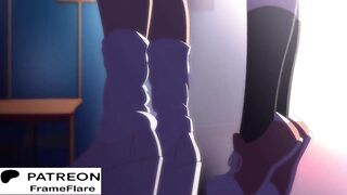 My hero academia Uraraka Futa hentai animation