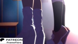 My hero academia Uraraka Futa hentai animation