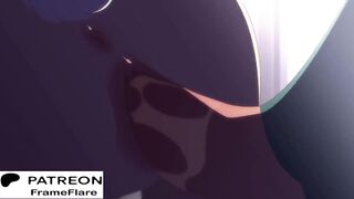 My hero academia Uraraka Futa hentai animation