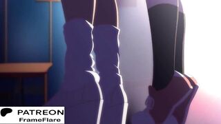 My hero academia Uraraka Futa hentai animation