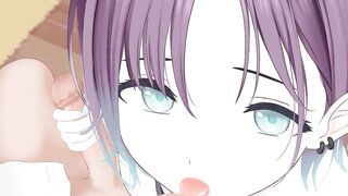 asakura tooru from idolmaster jerks you off and sucks you