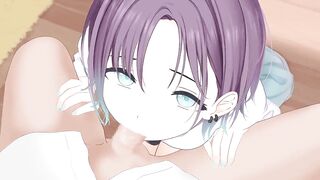asakura tooru from idolmaster jerks you off and sucks you