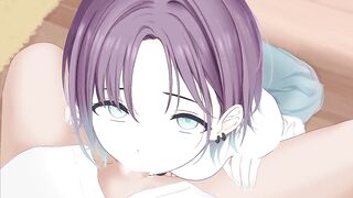 asakura tooru from idolmaster jerks you off and sucks you