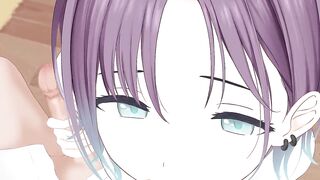 asakura tooru from idolmaster jerks you off and sucks you