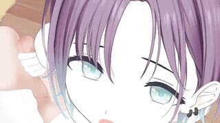 asakura tooru from idolmaster jerks you off and sucks you