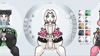 Fapwall Rule34 Hentai game Sakura from Naruto – rough fuck