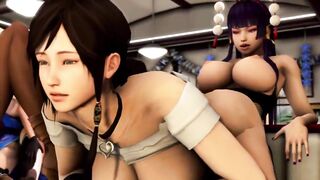 DoA Futanari Orgy
