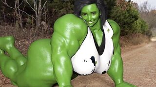tifa lockheart turns into she hulk part 2