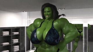 tifa lockheart turns into she hulk part 2