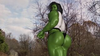 tifa lockheart turns into she hulk part 2