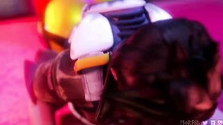 Overwatch Tracer and Widowmaker
