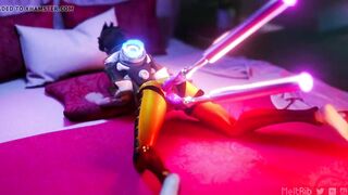 Overwatch Tracer and Widowmaker