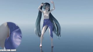 Miku in VRay with additional cam l Crab Rave