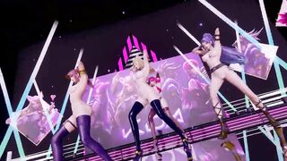 R18-MMD Black Pink - How You Like That Nude Vers.