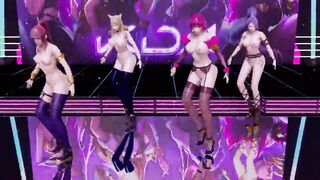 R18-MMD Black Pink - How You Like That Nude Vers.