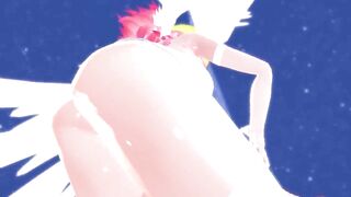3D MMD Futanari Pole Dance