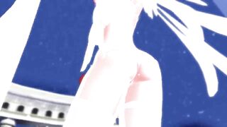 3D MMD Futanari Pole Dance