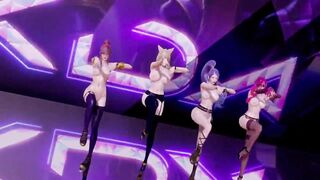 R18-MMD Stellar - Marionette KDA Girls Nude Dance