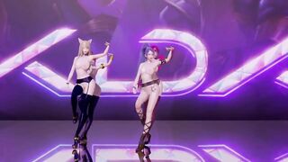 R18-MMD Stellar - Marionette KDA Girls Nude Dance