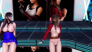 R18-MMD GIRLS DAY - SOMETHING Tifa Aerith EroticDance