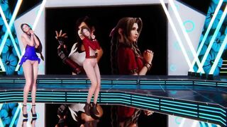 R18-MMD GIRLS DAY - SOMETHING Tifa Aerith EroticDance